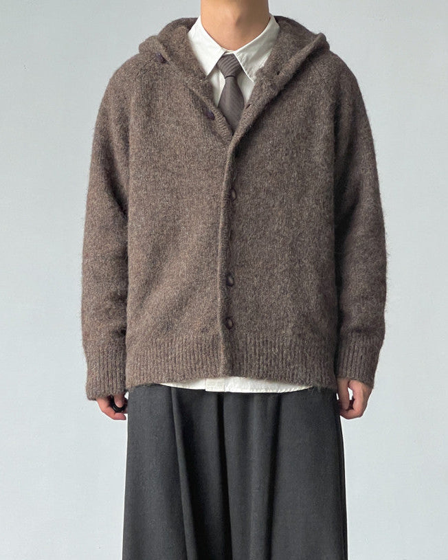 Cardigan da uomo con Cappuccio in Misto Lana | Rowan, immagine 2
