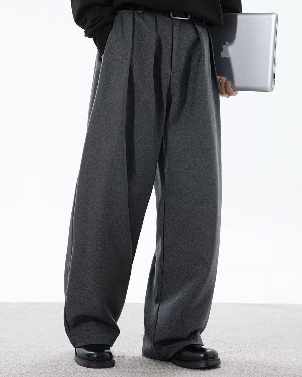 Pantaloni Larghi da uomo con Pinces in Cotone | Rowan, immagine 5