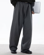 Pantaloni Larghi da uomo con Pinces in Cotone | Rowan, immagine 5