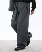 Pantaloni Larghi da uomo con Pinces in Cotone | Rowan, immagine 2