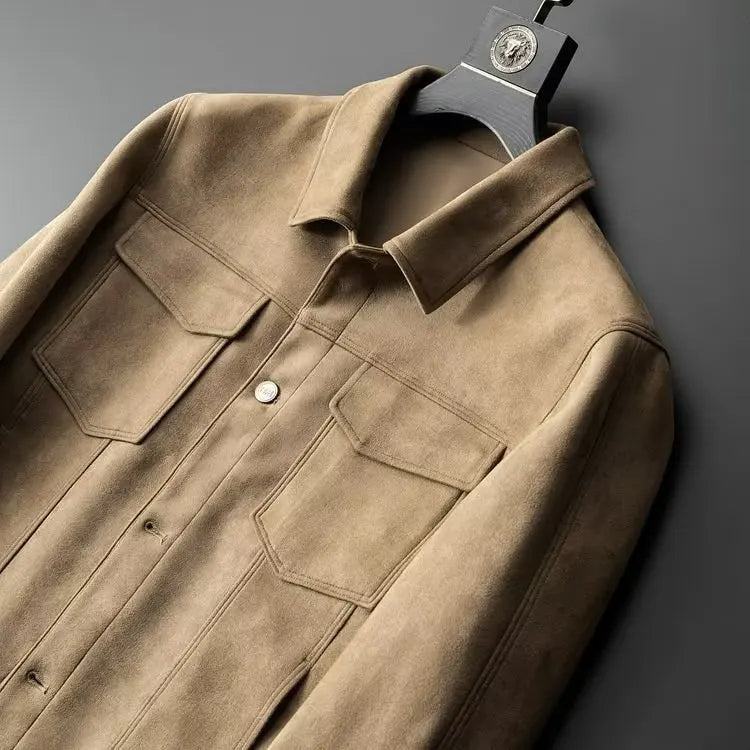 Suede-Look Harrington Jacket – view 4
