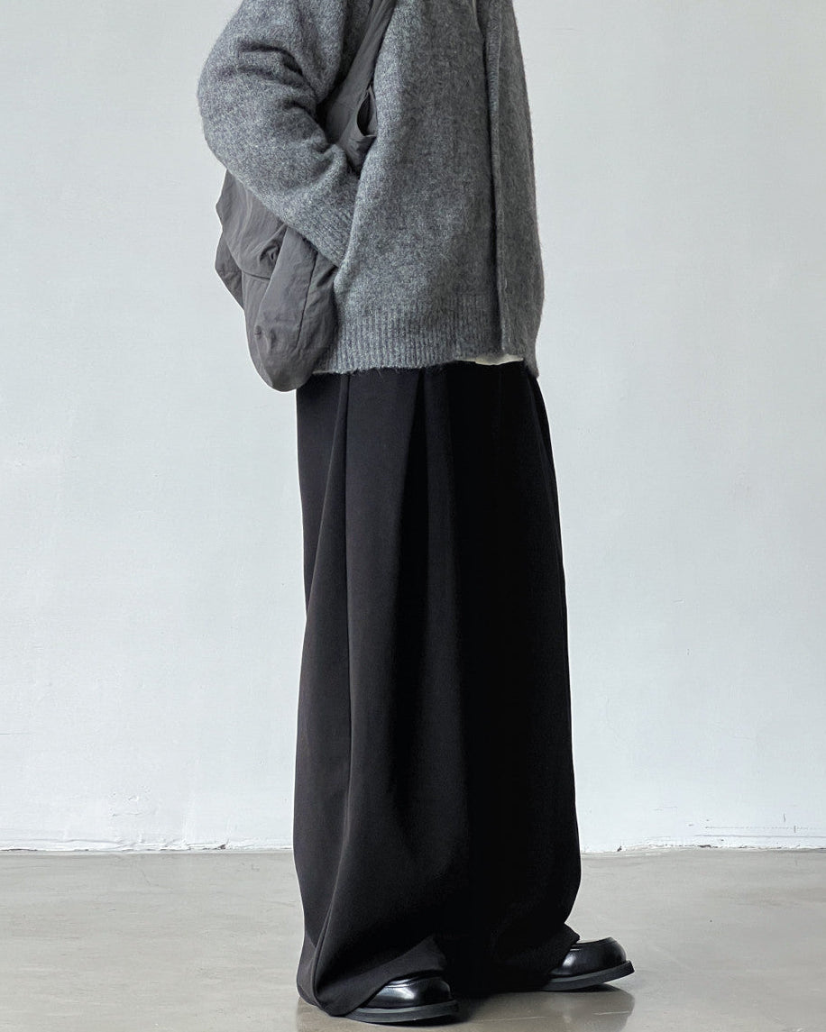 Pantaloni Larghi da uomo con Doppie Pinces in Misto Lana | Rowan, immagine 3