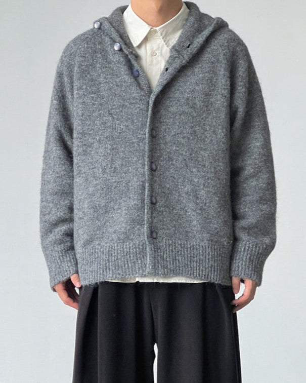 Cardigan da uomo con Cappuccio in Misto Lana | Rowan, immagine 5