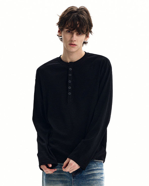 Maglia Serafino da uomo a Nido d'Ape in Cotone | Rowan, immagine 2