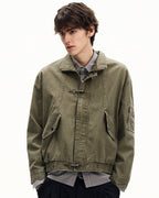 Giubbotto da uomo con Fibbie in Twill di Cotone | Rowan, immagine 9