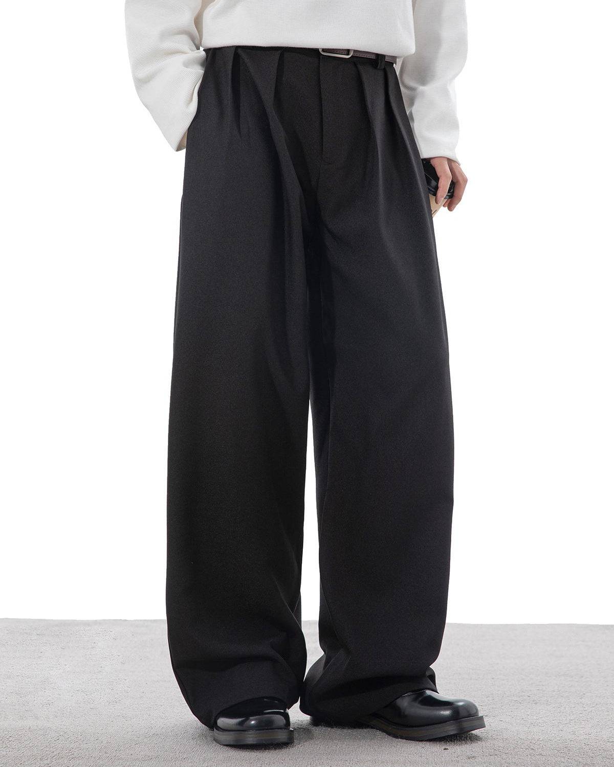 Pantaloni Larghi da uomo con Pinces in Cotone | Rowan, immagine 12
