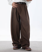 Pantaloni Larghi da uomo con Pinces in Cotone | Rowan, immagine 9