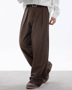 Pantaloni Larghi da uomo con Pinces in Cotone | Rowan, immagine 10