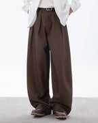 Pantaloni Larghi da uomo con Pinces in Cotone | Rowan, immagine 8