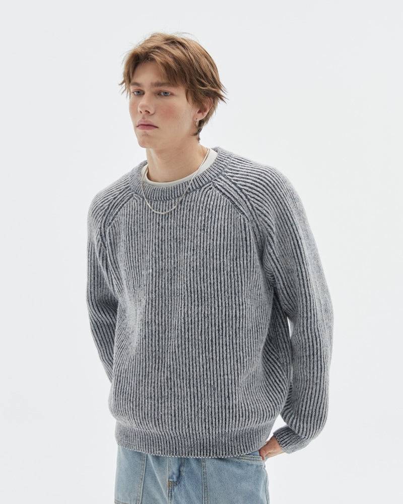 Maglione da uomo Girocollo a Coste | Rowan