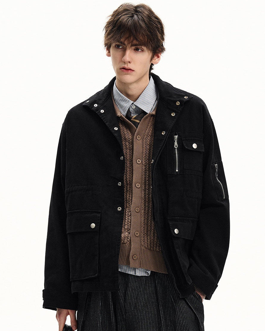 Field Jacket da uomo Utility in Cotone Washed | Rowan, immagine 2