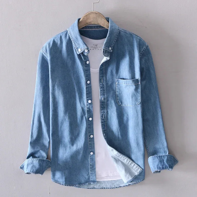 Washed Denim Overshirt