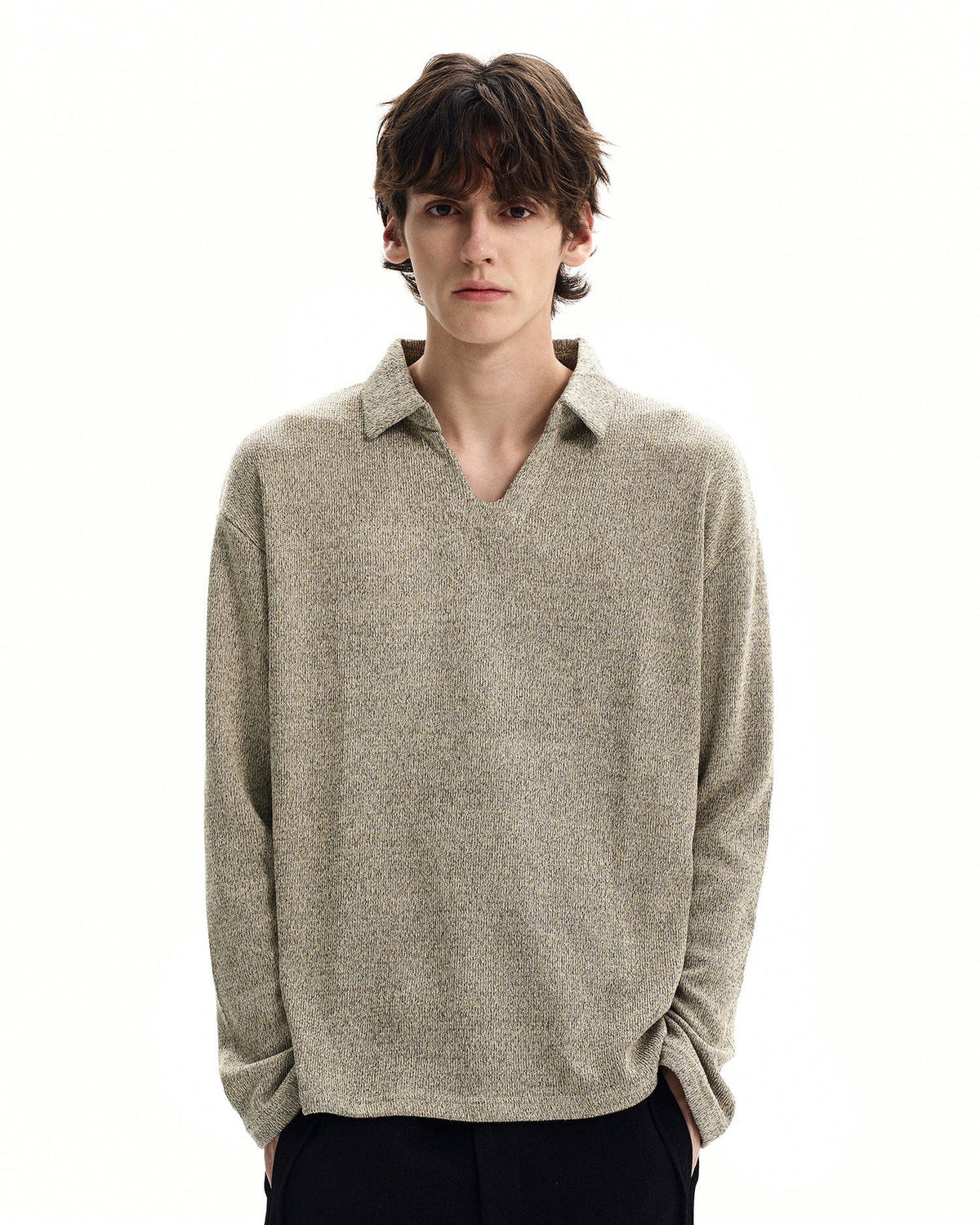 Maglione da uomo Polo in Maglia di Lana | Rowan, immagine 4