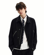 Giubbotto da uomo con Tasche Zip in Misto Lana | Rowan, immagine 3