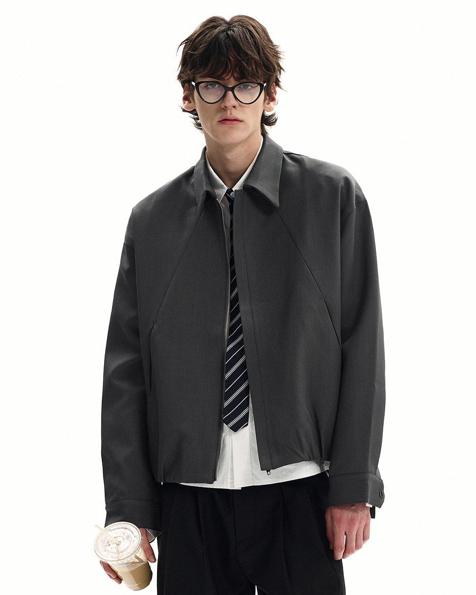 Giubbotto da uomo con Zip in Misto Lana | Rowan, immagine 4