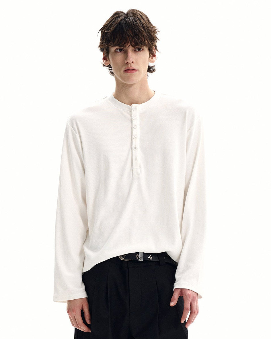 Maglia Serafino da uomo a Nido d'Ape in Cotone | Rowan, immagine 5