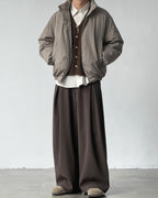 Pantaloni Larghi da uomo con Doppie Pinces in Misto Lana | Rowan, immagine 5