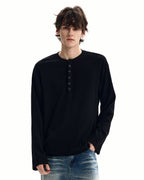 Maglia Serafino da uomo a Nido d'Ape in Cotone | Rowan