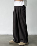 Pantaloni Larghi da uomo con Doppie Pinces in Lino e Lana | Rowan, immagine 6