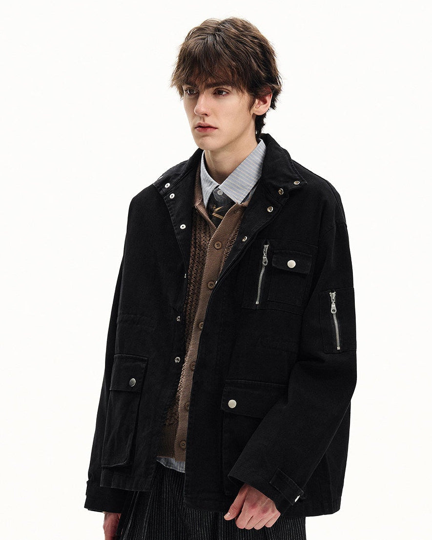 Field Jacket da uomo Utility in Cotone Washed | Rowan, immagine 5