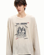 Maglia da uomo Maniche Lunghe a Nido d'Ape con Stampa | Rowan, immagine 3