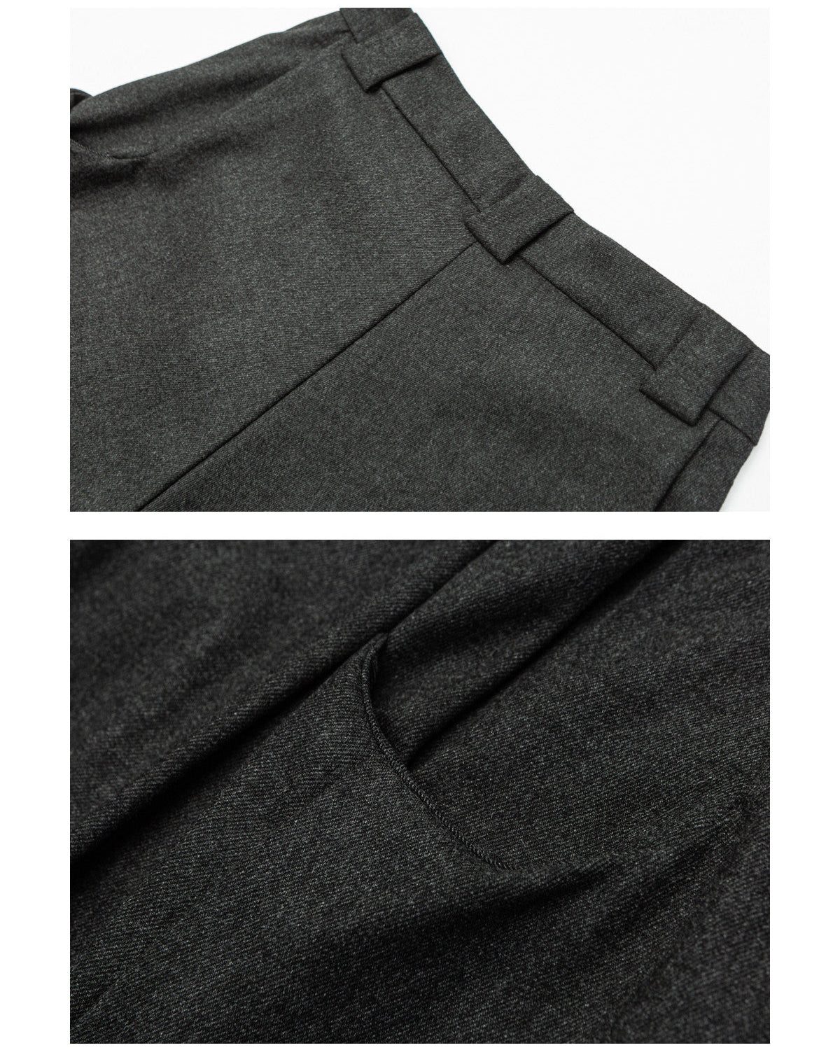 Pantaloni Larghi da uomo con Pinces in Misto Lana | Rowan, immagine 7