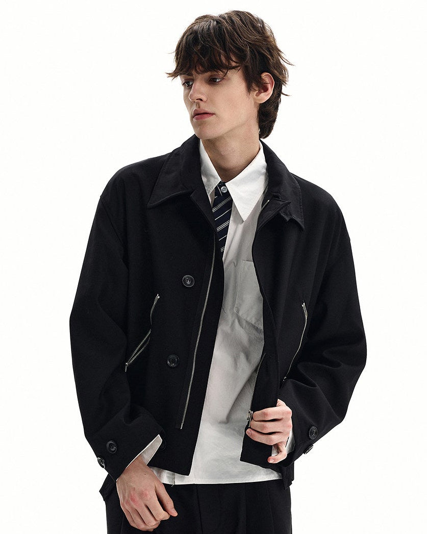 Giubbotto da uomo con Tasche Zip in Misto Lana | Rowan, immagine 4