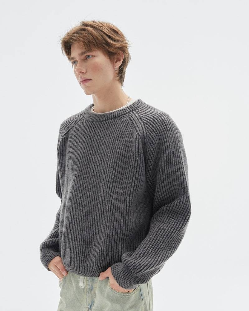 Maglione da uomo Girocollo a Coste | Rowan, immagine 6