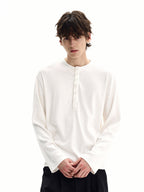 Maglia Serafino da uomo a Nido d'Ape in Cotone | Rowan, immagine 6
