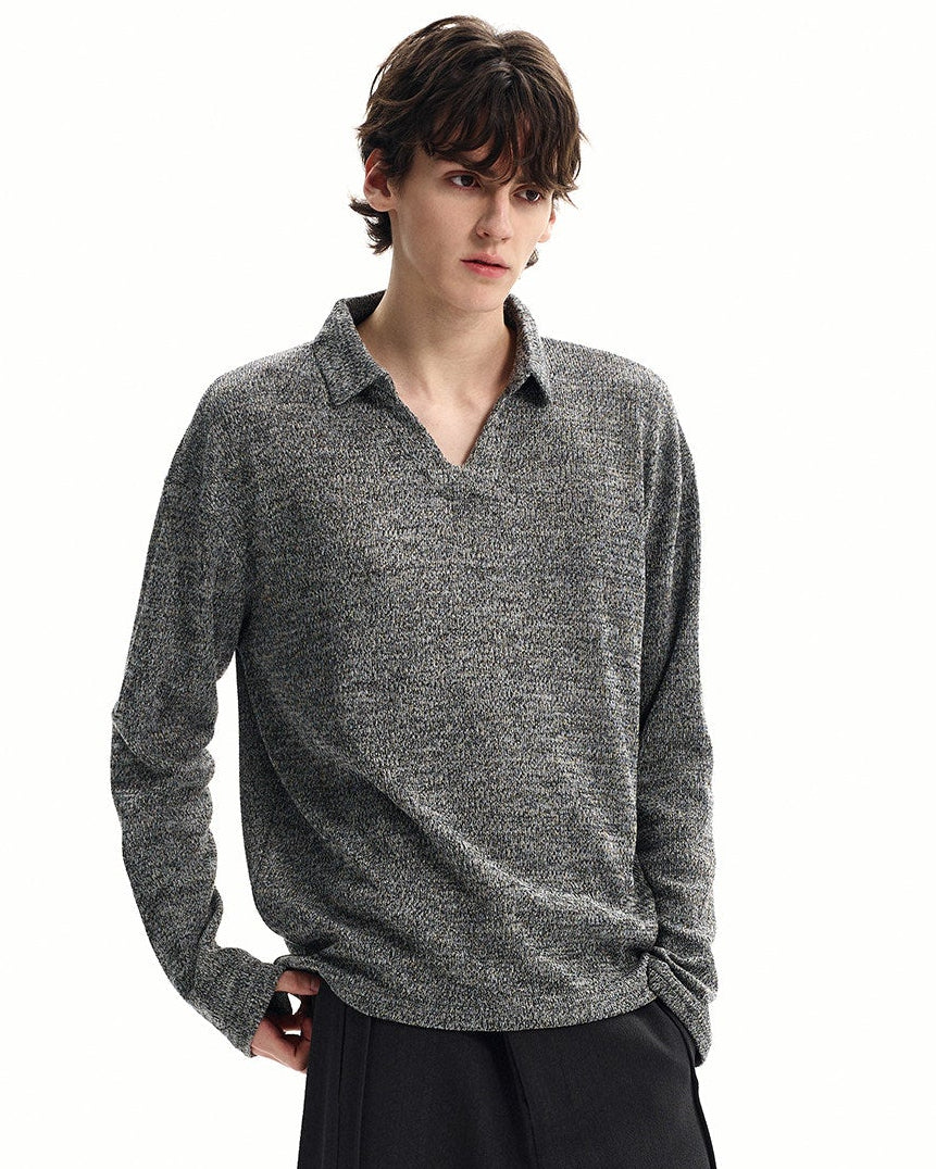 Maglione da uomo Polo in Maglia di Lana | Rowan, immagine 2