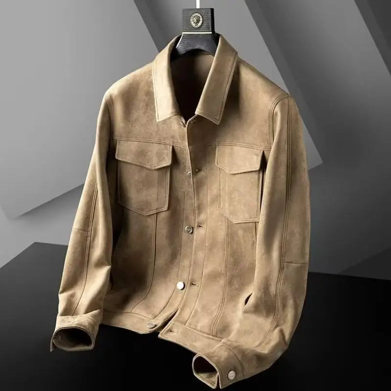 Suede-Look Harrington Jacket – view 3