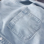 Washed Denim Overshirt – view 4