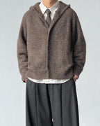 Cardigan da uomo Collo Alto in Lana | Rowan