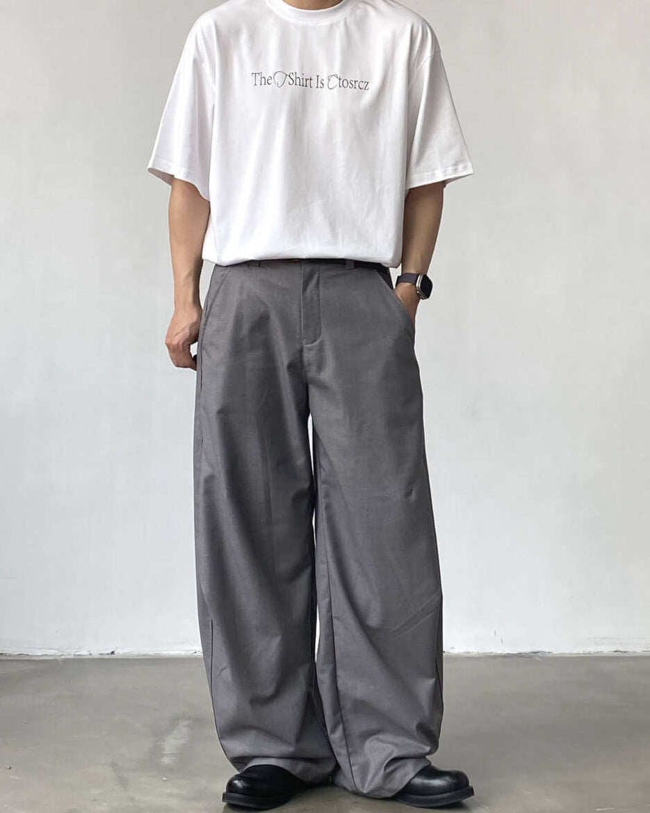 Pantaloni Larghi da uomo Casual Sartoriali | Rowan, immagine 4