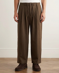 Pantaloni da uomo Dritti in Tessuto Fluido | Rowan
