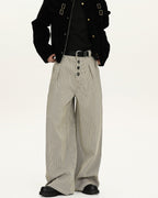 Pantaloni Larghi da uomo a Quadri in Lana | Rowan