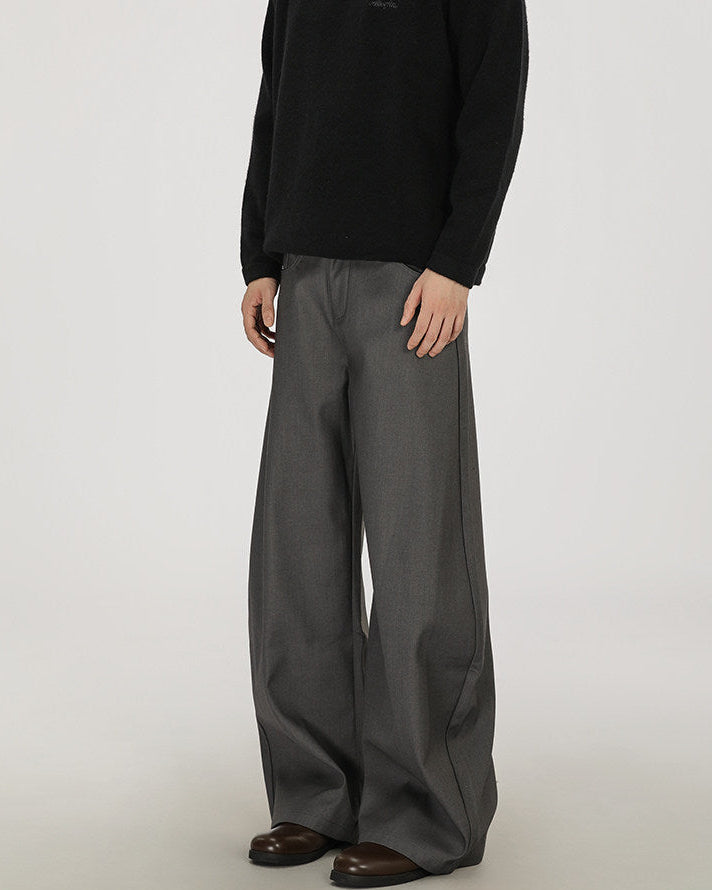 Pantaloni Larghi da uomo in Lana e Viscosa | Rowan, immagine 5