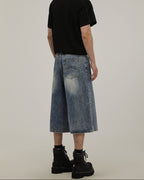 Pantaloncini di Jeans da uomo Larghi | Rowan, immagine 4