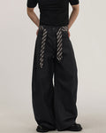 Pantaloni Larghi da uomo con Cintura in Tessuto | Rowan, immagine 8