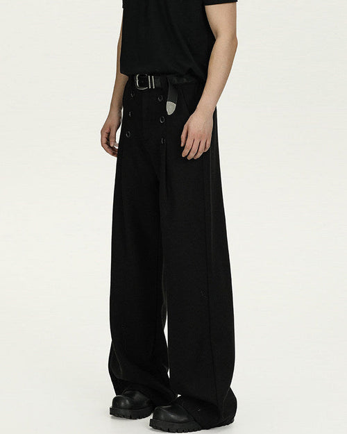 Pantaloni Larghi da uomo in Lana Vergine | Rowan, immagine 2