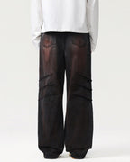 Jeans da uomo Dritti Effetto Consumato | Rowan, immagine 4