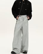Jeans Larghi da uomo Washed in Cotone | Rowan, immagine 4