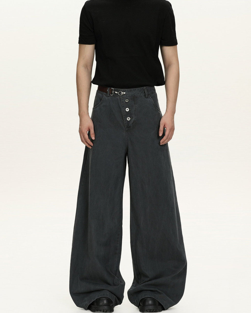 Jeans Larghi da uomo Washed in Cotone | Rowan, immagine 2