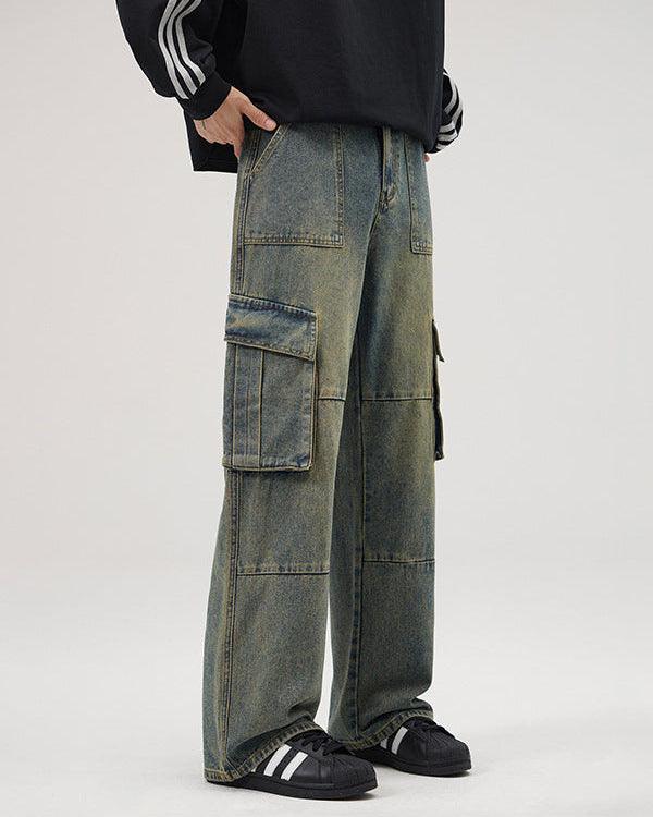 Jeans da uomo Cargo Effetto Vintage | Rowan, immagine 4