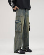 Jeans da uomo Cargo Effetto Vintage | Rowan, immagine 4
