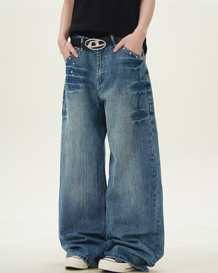 Jeans Larghi da uomo Dritti Vintage | Rowan, immagine 2