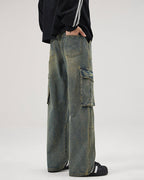 Jeans da uomo Cargo Effetto Vintage | Rowan, immagine 5
