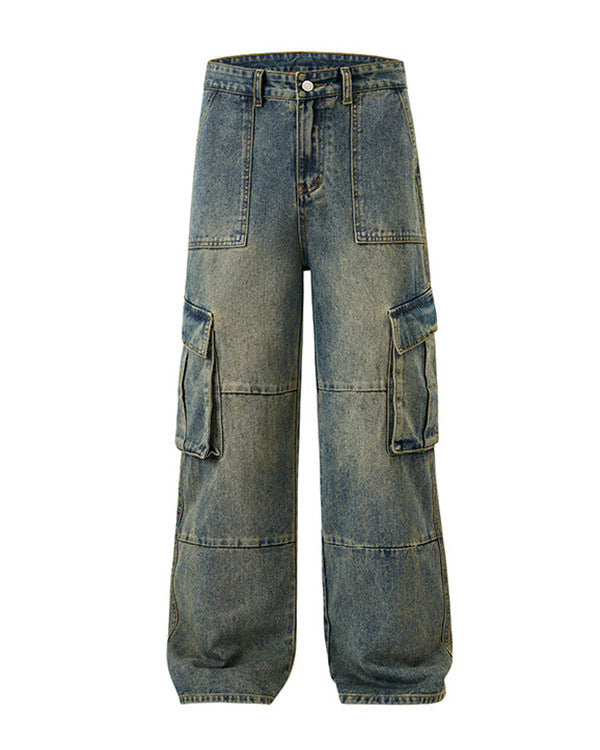Jeans da uomo Cargo Effetto Vintage | Rowan, immagine 6