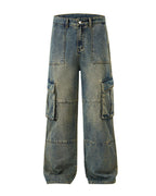 Jeans da uomo Cargo Effetto Vintage | Rowan, immagine 6