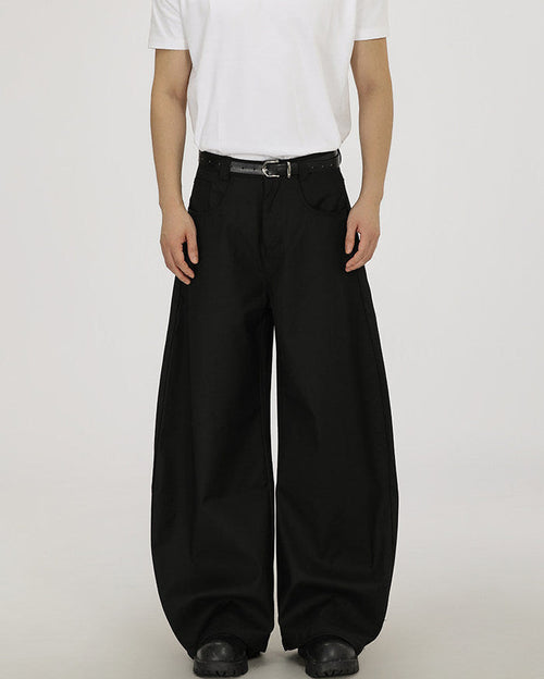 Pantaloni Larghi da uomo in Lana e Viscosa | Rowan
